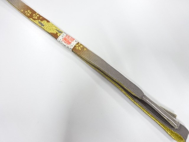 JAPANESE KIMONO / UNUSED KOREI HAND-TIED OBIJIME
